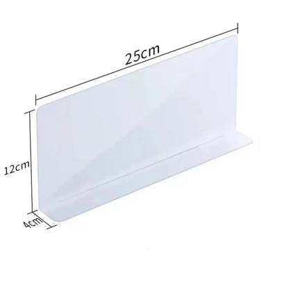 Clear PVC Shelf Dividers Organizer