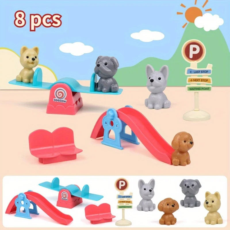 Cute Pet Basket Family Toys