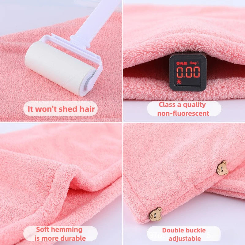 Microfiber Quick-Dry Hair Towel Wrap