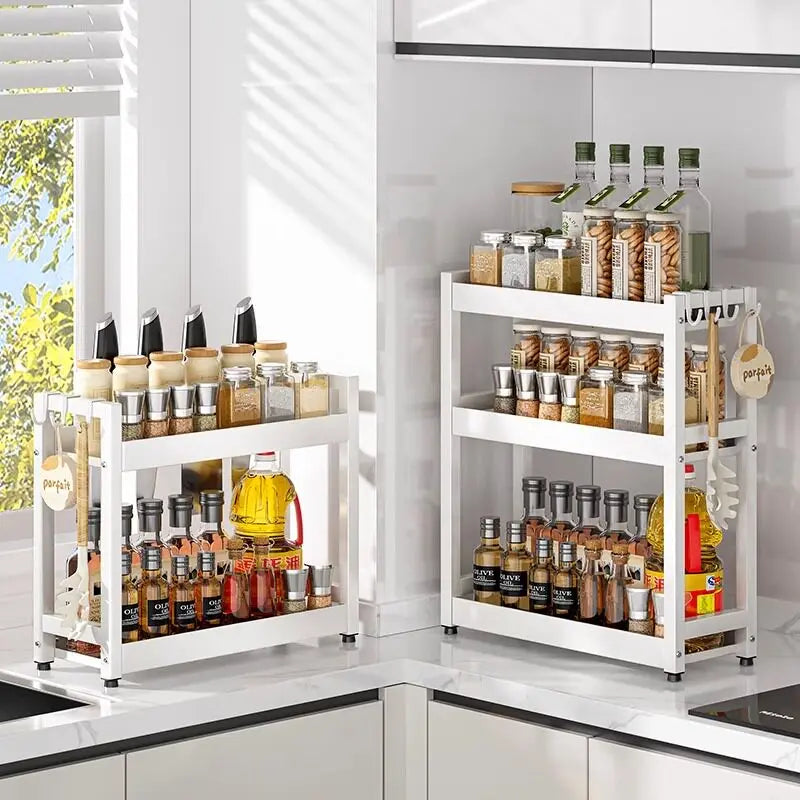 Wall-Mounted Kitchen Storage Shelf