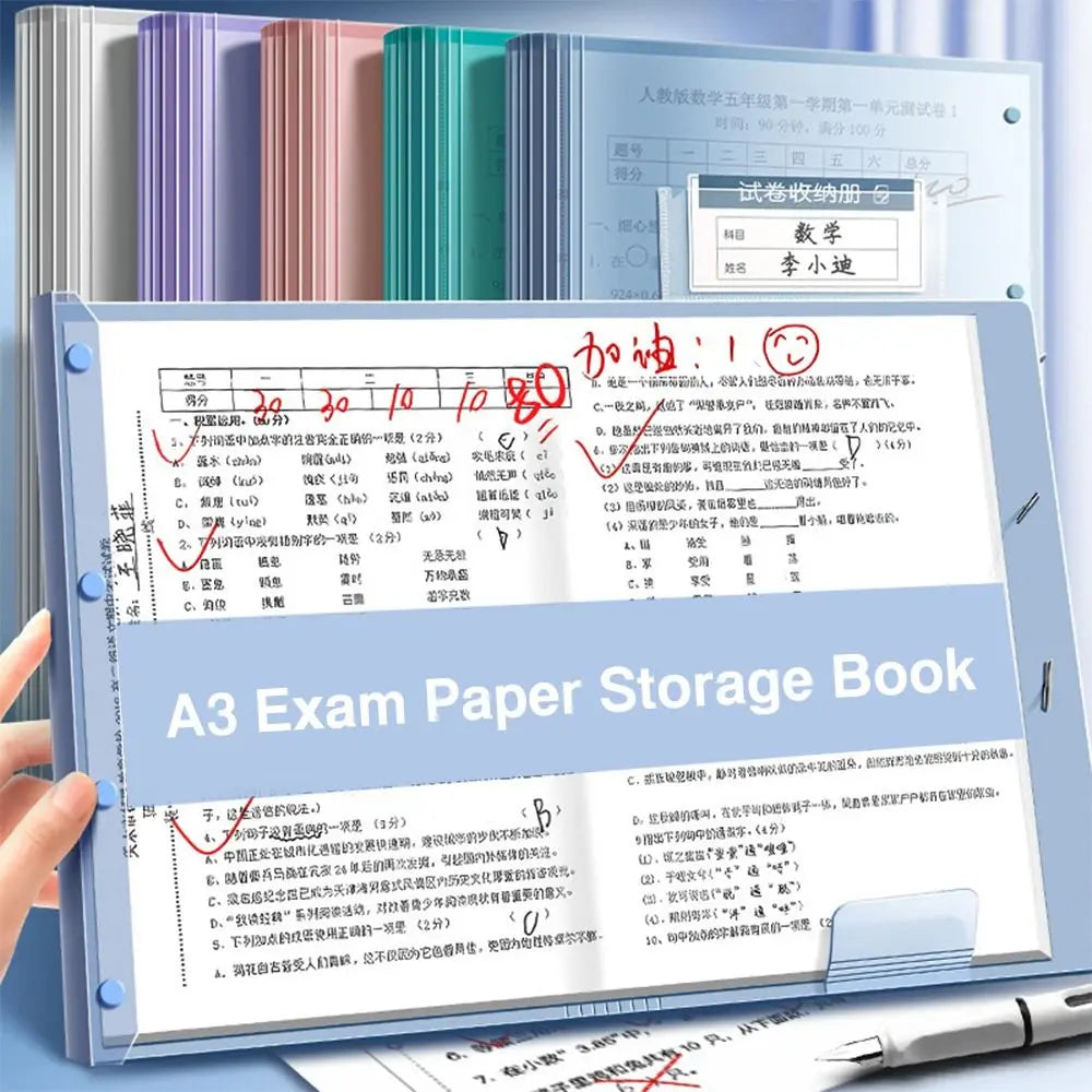 A3 Large Capacity File Folder