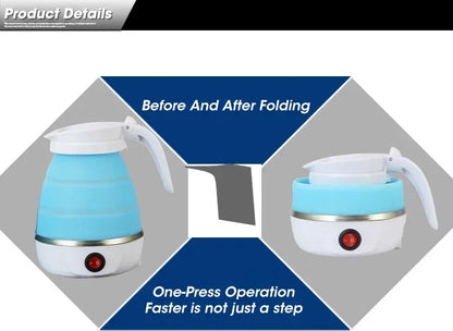 Mini Foldable 600ml Electric Kettle