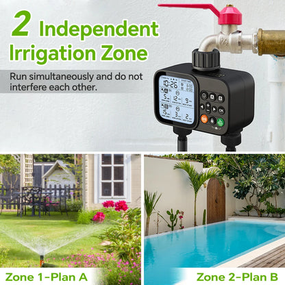 Smart 2-Zone Irrigation Water Timer