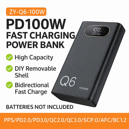 PD100W Fast Charging DIY Power Bank Kit