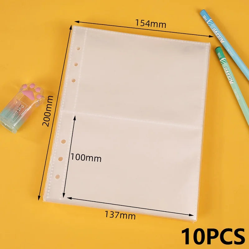 Transparent A5 Ring Binder Organizer