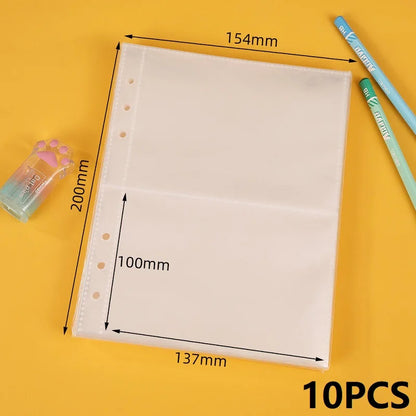 Transparent A5 Ring Binder Organizer