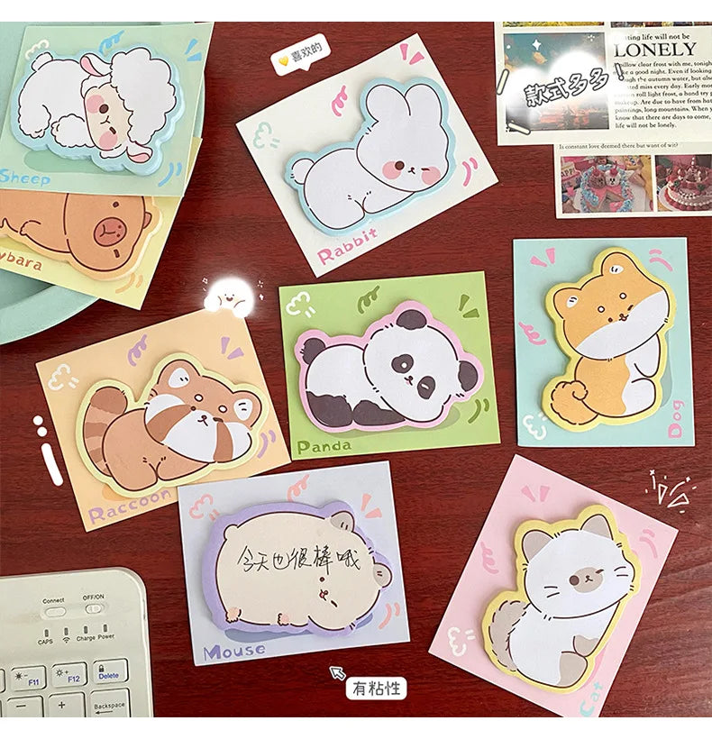 Cute Animal Sticky Notes