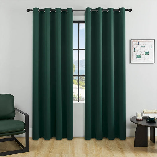 1Pc Solid Color Curtains