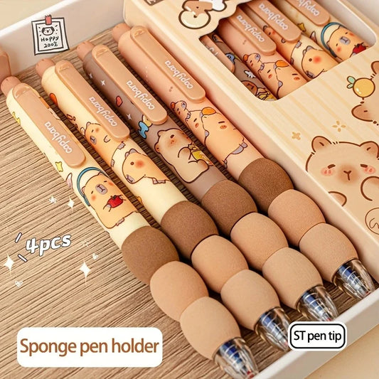 Capybara Erasable Gel Pen Set
