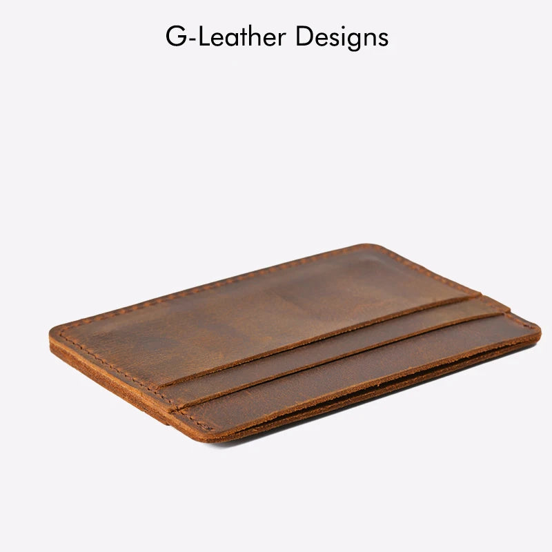 Genuine Leather Men Card Holder Case