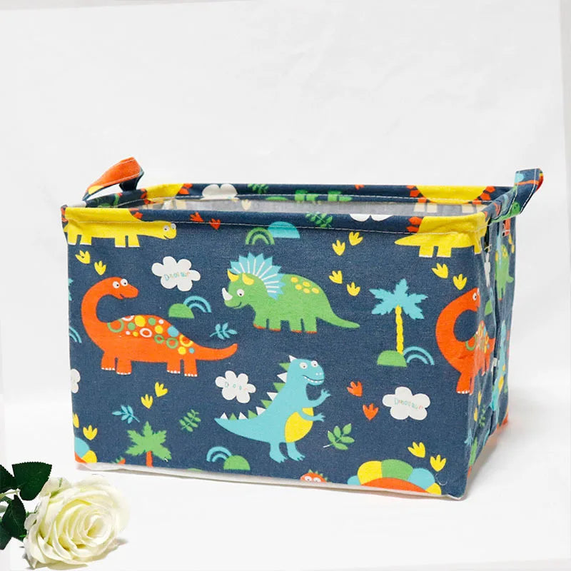 Foldable Fabric Storage Container with Handle
