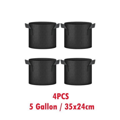 Fabric Grow Bags for Vegetables, Flowers & Herbs