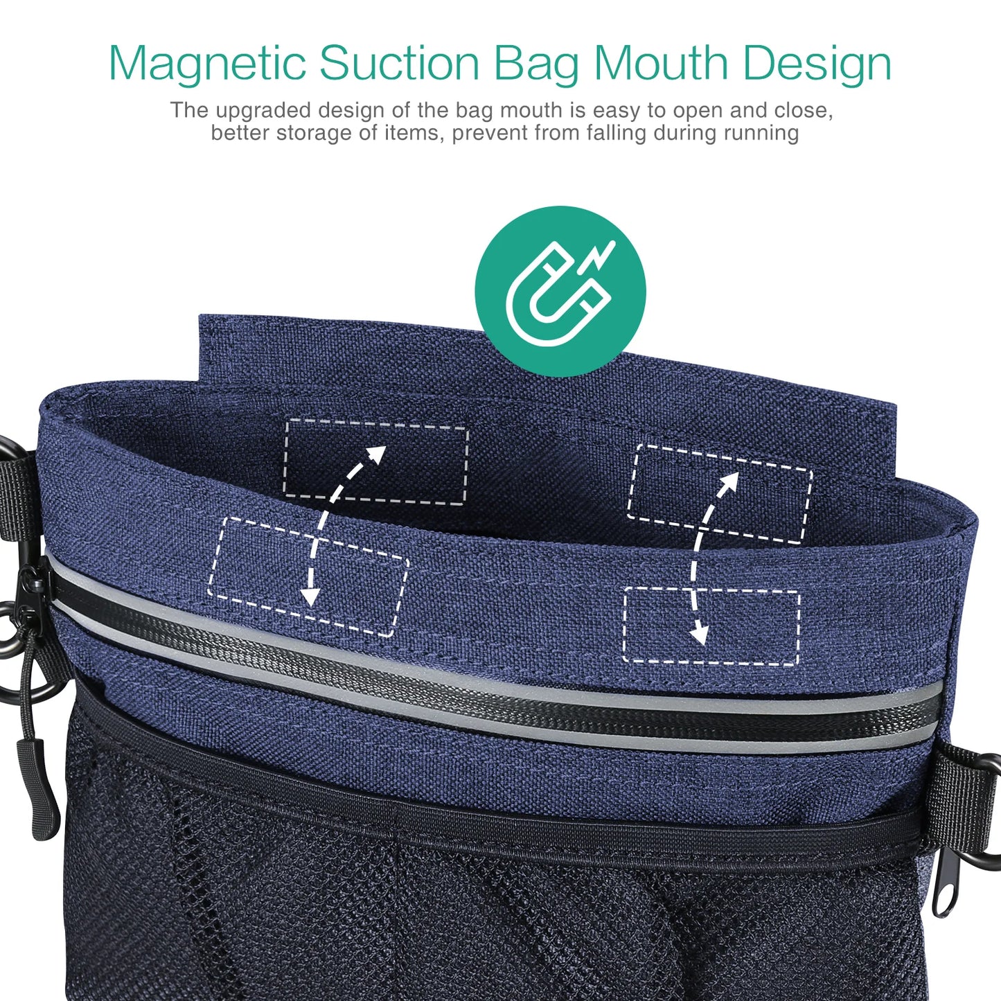 Hands-Free Dog Training Treat Pouch