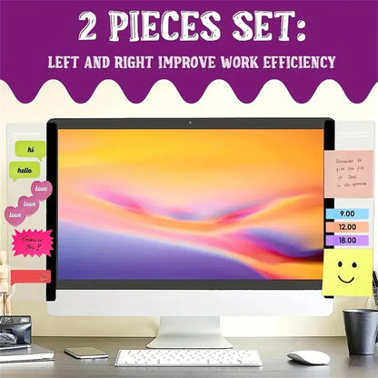 Acrylic Monitor Memo Board Clip for Home & Office