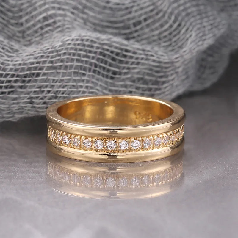 Cubic Zirconia Eternity Band Ring