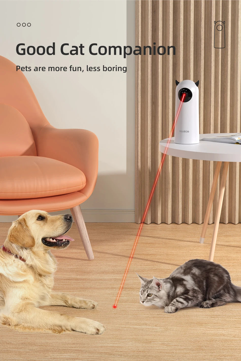 Automatic Interactive Laser Cat Toy