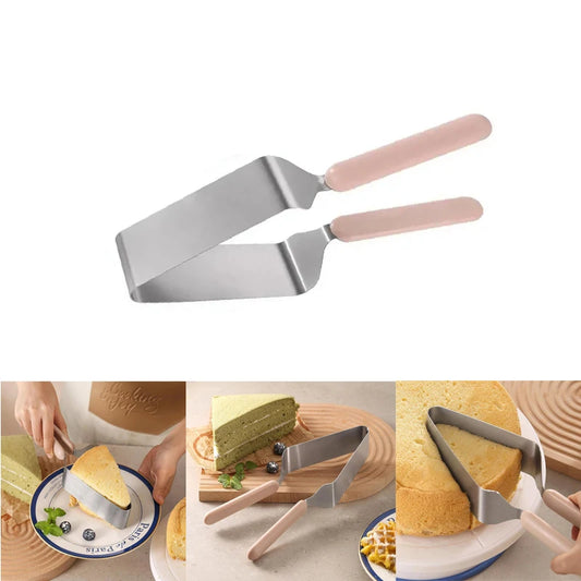 Triangular Stainless Steel Cake Slicer Cutter