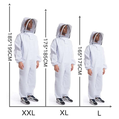 Professional Full Body Beekeeping Suit with Veil