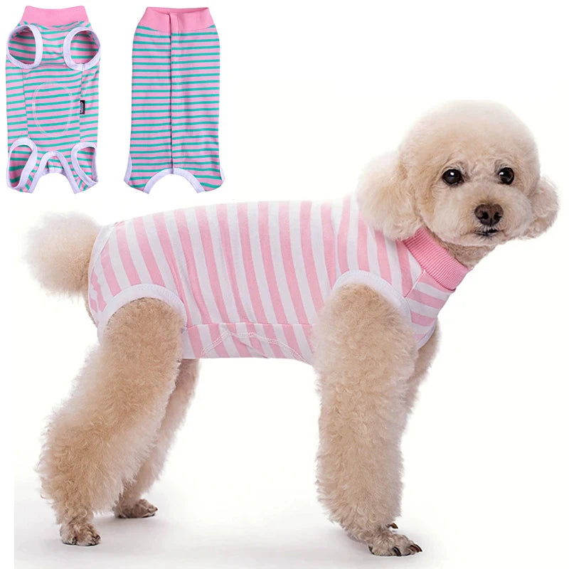 Cotton Dog Recovery Suit Anti-Licking Jumpsuit
