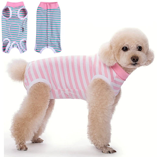Cotton Dog Recovery Suit Anti-Licking Jumpsuit