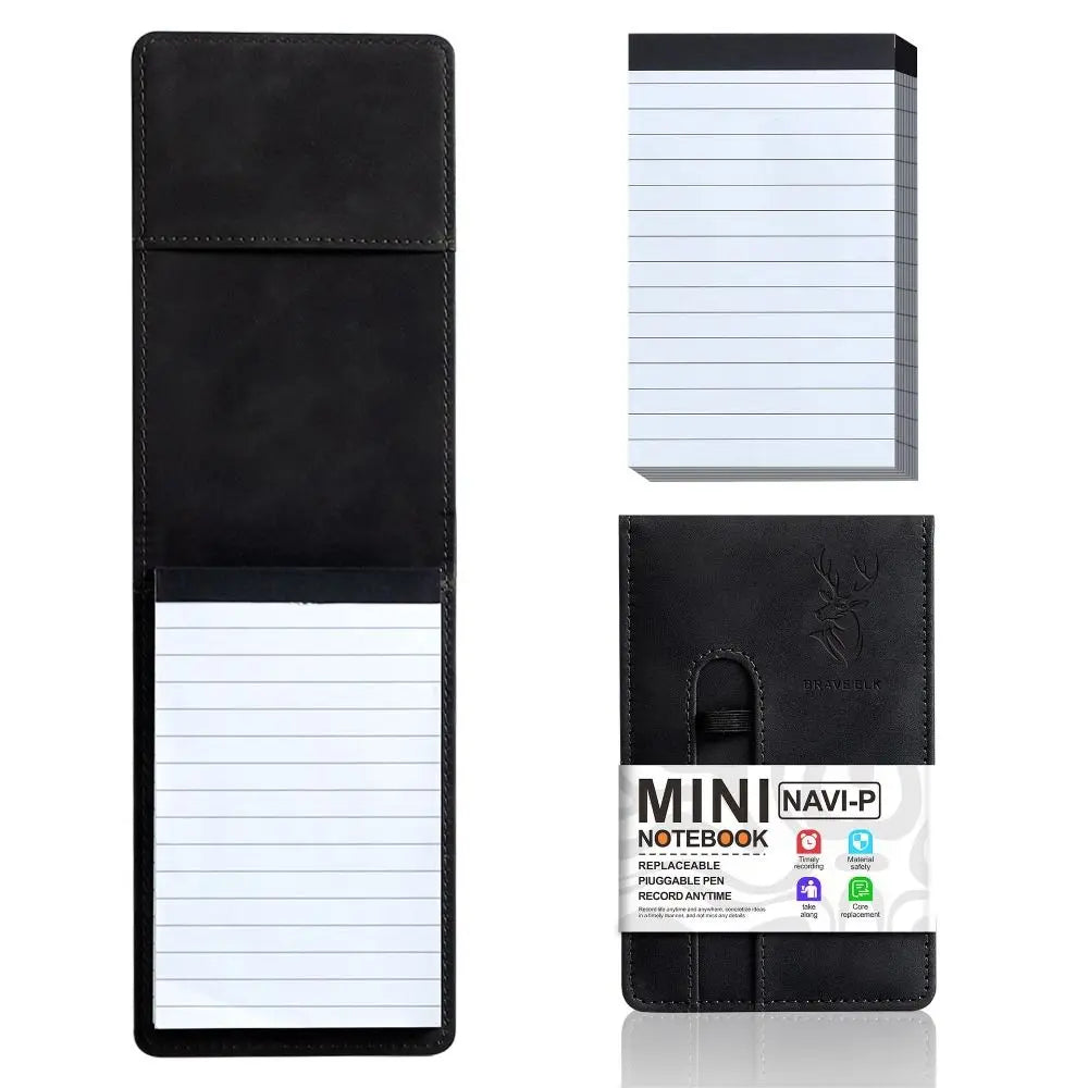 A7 Leather Pocket Notebook Set