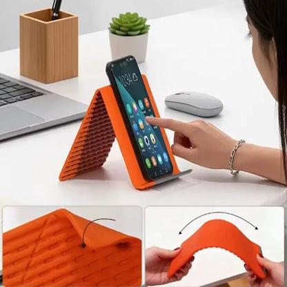 Flexible Foldable Silicone Device Stand
