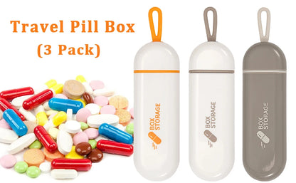 Travel Pill Organizer Case