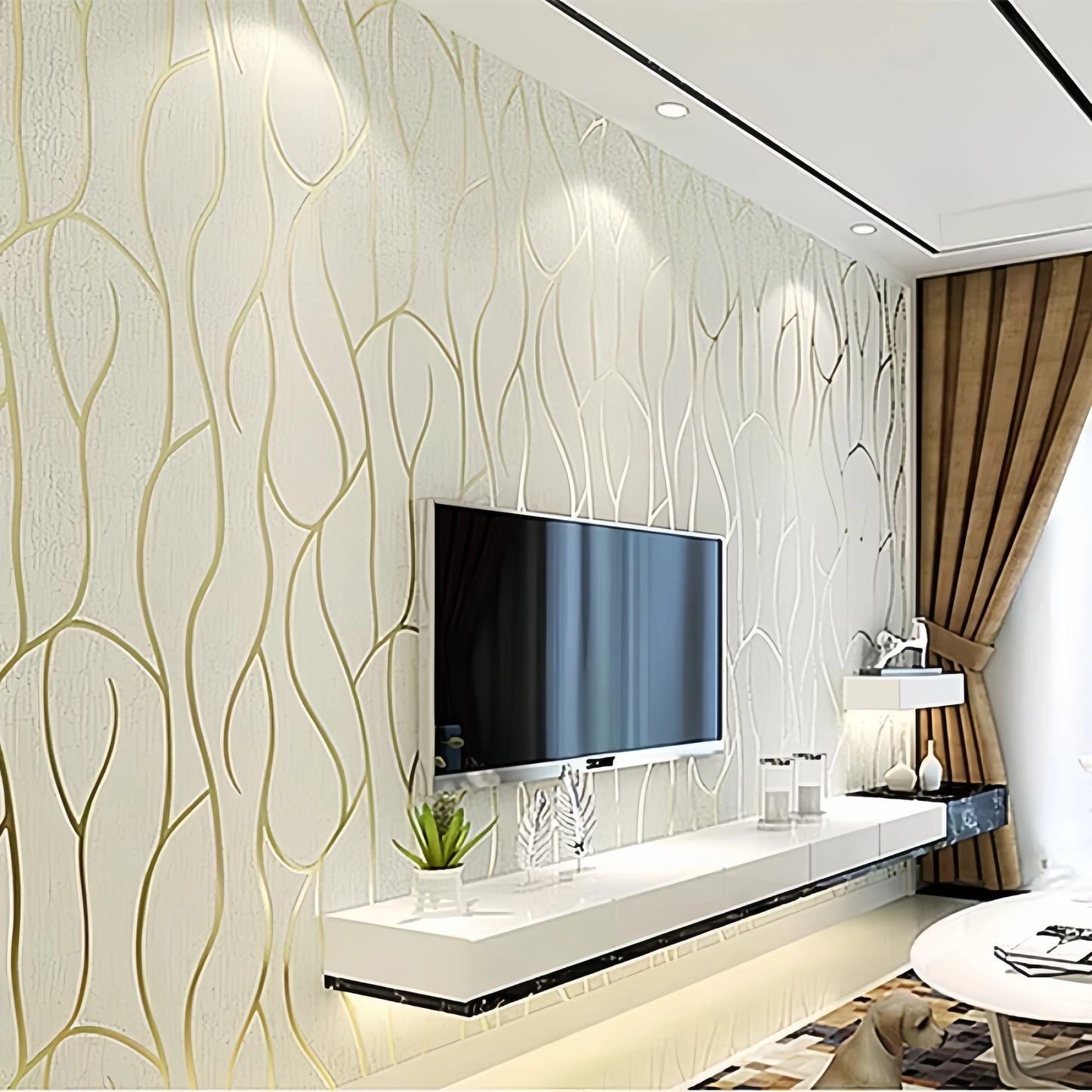 3D Geometric Peel & Stick Wallpaper Roll