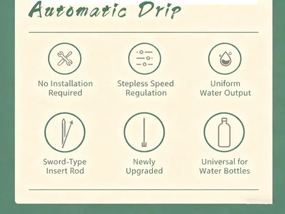 Automatic Adjustable Plant Watering Drip Irrigator