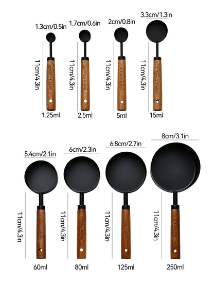 Stainless Steel Measuring Cups & Spoons Set