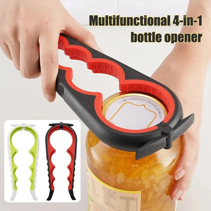 Multi Functional 4in1 Beverage Bottle Can Opener