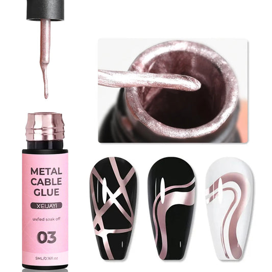 Metallic Mirror Liner Gel Polish