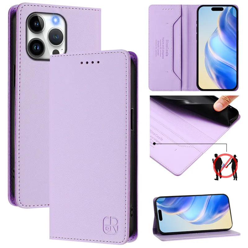 Luxury Wallet Flip Case for Vivo Smartphones