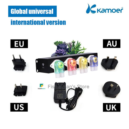 Kamoer F4 PRO V2 WiFi & Bluetooth Aquarium Dosing Pump