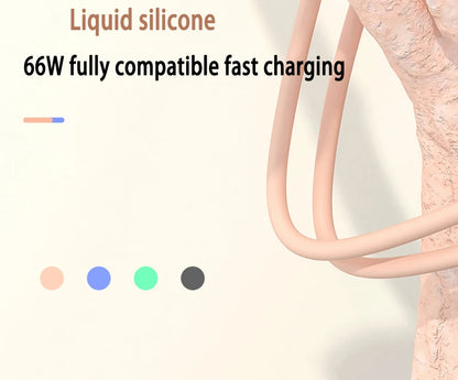 66W USB-C Silicone Cable