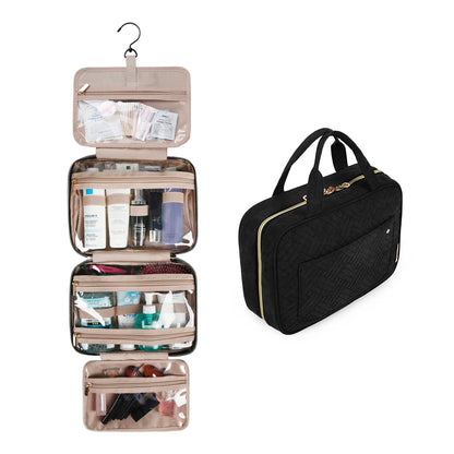Makeup Cosmetic Bag with Hanging Hook Water-resistant