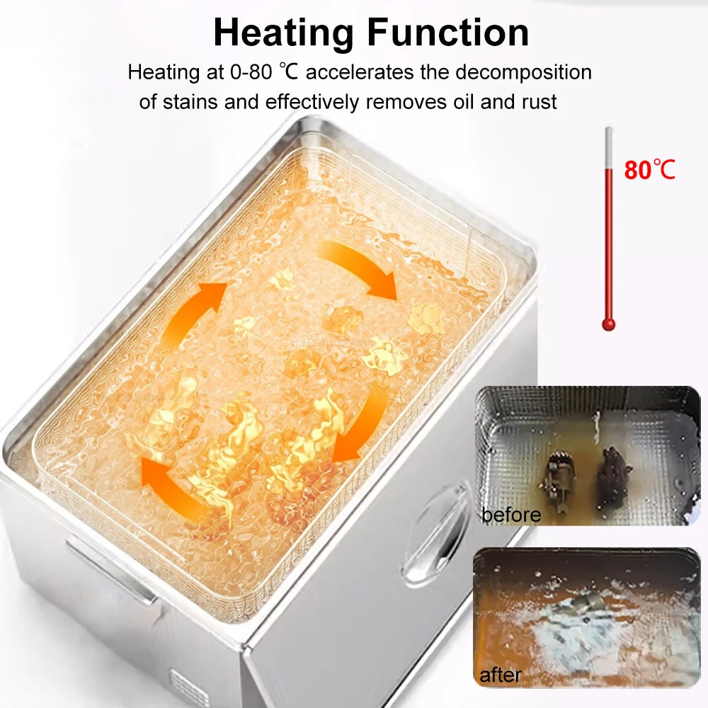 Ultrasonic Heated Cleaning Machine