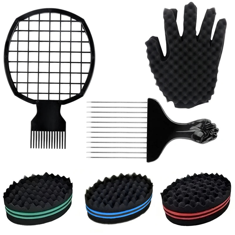 Afro Curly Hair Styling Set