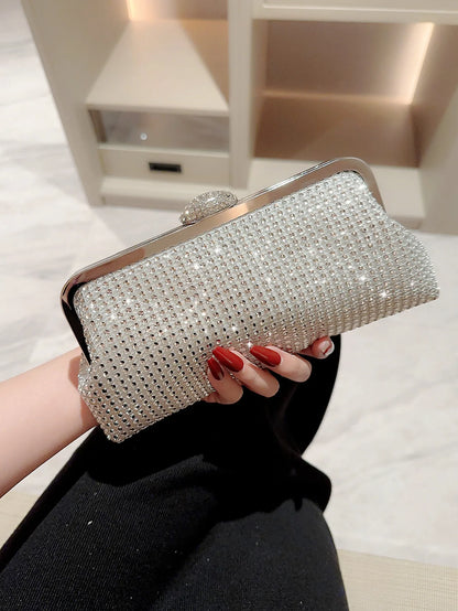 Shiny Rhinestone Evening Bag