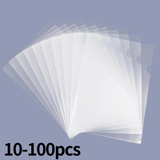 Clear L-Type Document File Sleeves