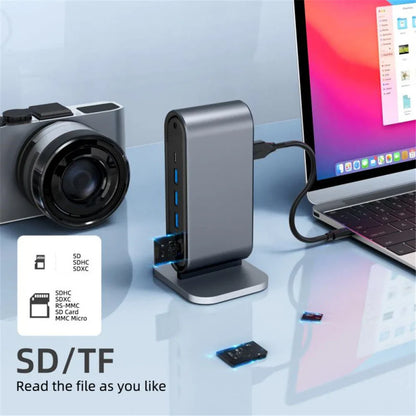 USB-C Docking Station – Up to 12-in-1 Hub