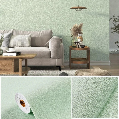3D Self-Adhesive Linen Foam Wallpaper Roll