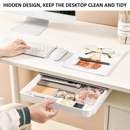Under Desk Hidden Storage Drawer