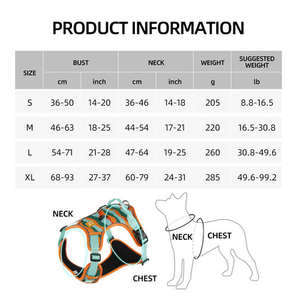 Reflective Adjustable Dog Harness for Medium & Large Dogs