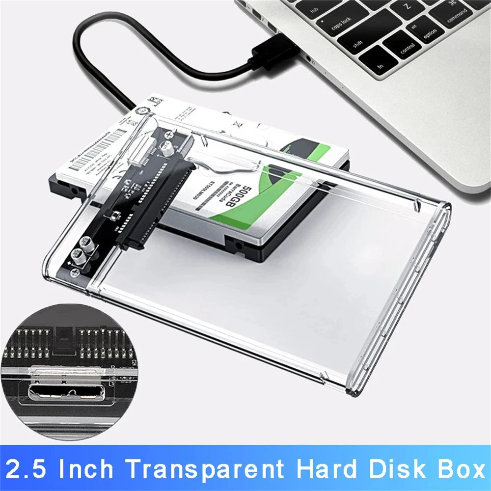 USB 3.0 2.5” SATA HDD & SSD External Enclosure Case