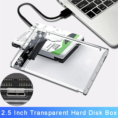 USB 3.0 2.5” SATA HDD & SSD External Enclosure Case