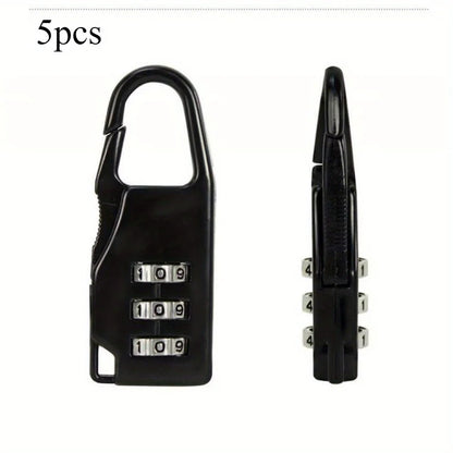 Mini Travel Combination Padlock Set