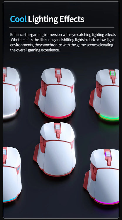 Tri-Mode Rechargeable Mouse with PAW3212 Sensor