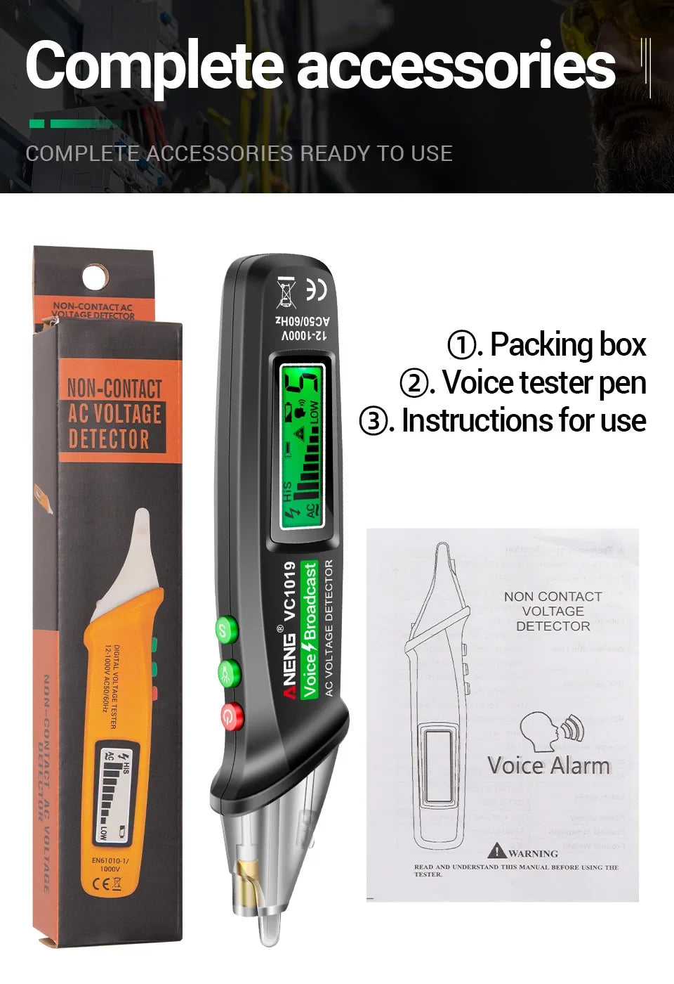 ANENG Non-Contact Voltage Tester Pen