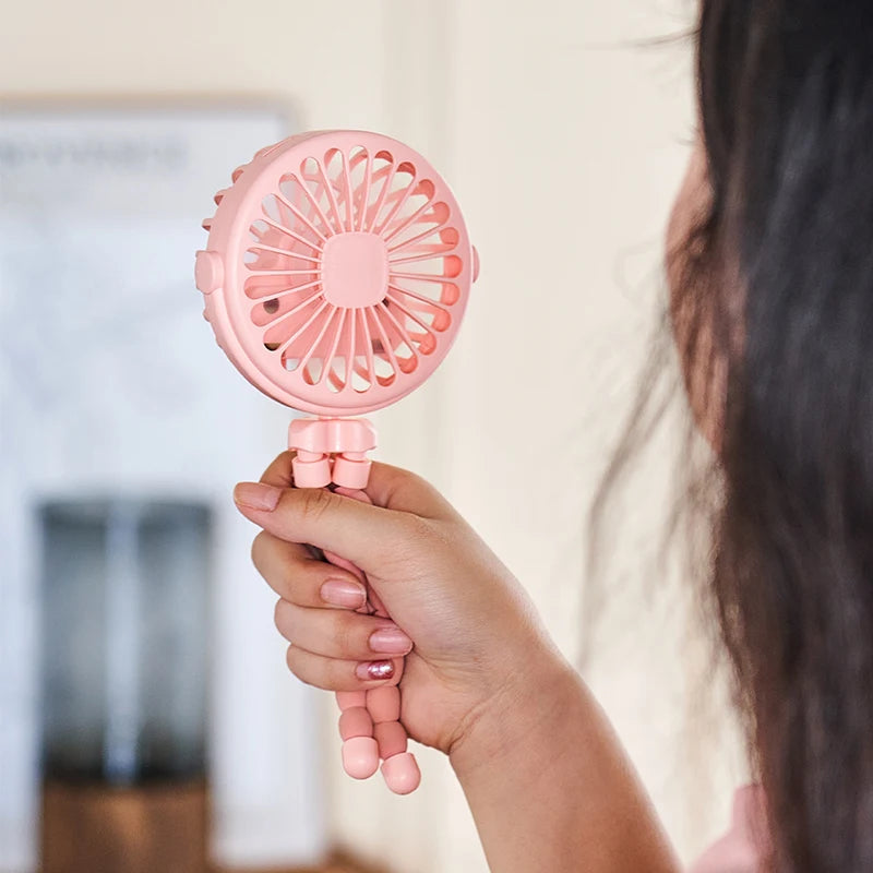 Portable Flexible Tripod Fan